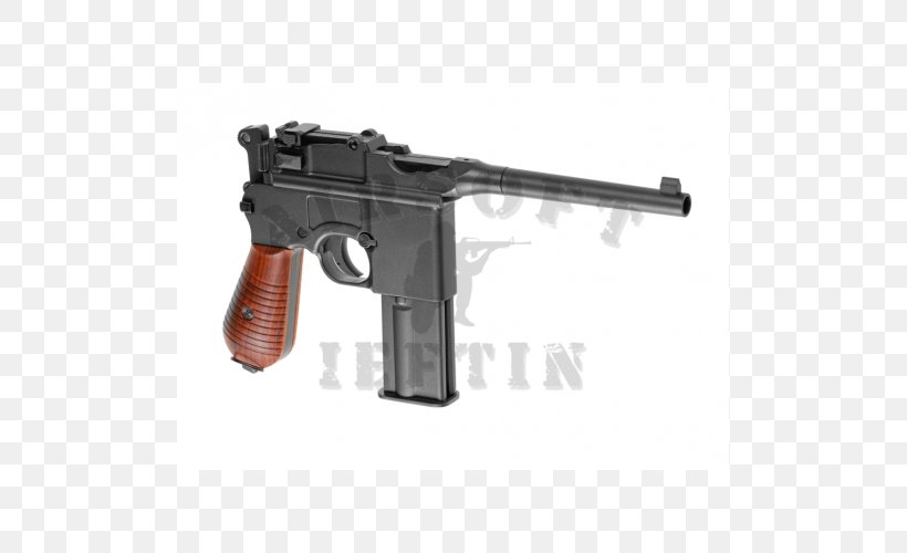 Trigger Airsoft Guns Mauser C96 Pistol, PNG, 500x500px, Trigger, Air Gun, Airsoft, Airsoft Gun, Airsoft Guns Download Free