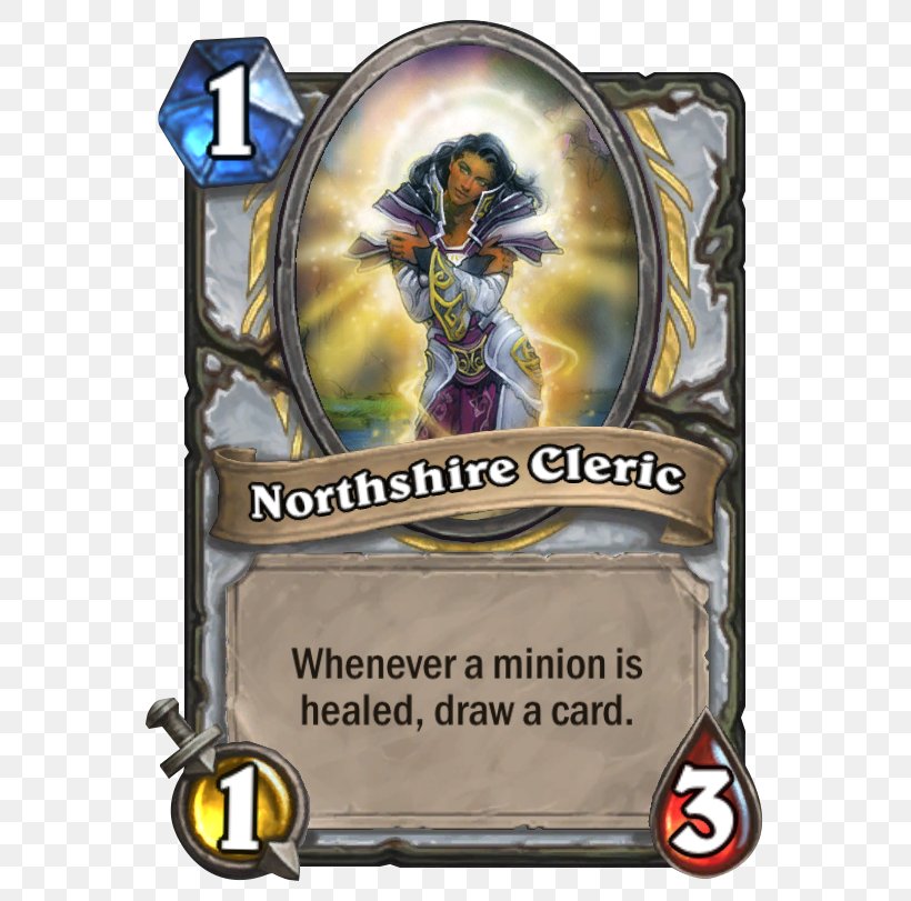 Hearthstone Northshire Cleric Priest Mana Expansion Pack, PNG, 567x811px, Hearthstone, Battlenet, Deckbuilding Game, Esl, Expansion Pack Download Free