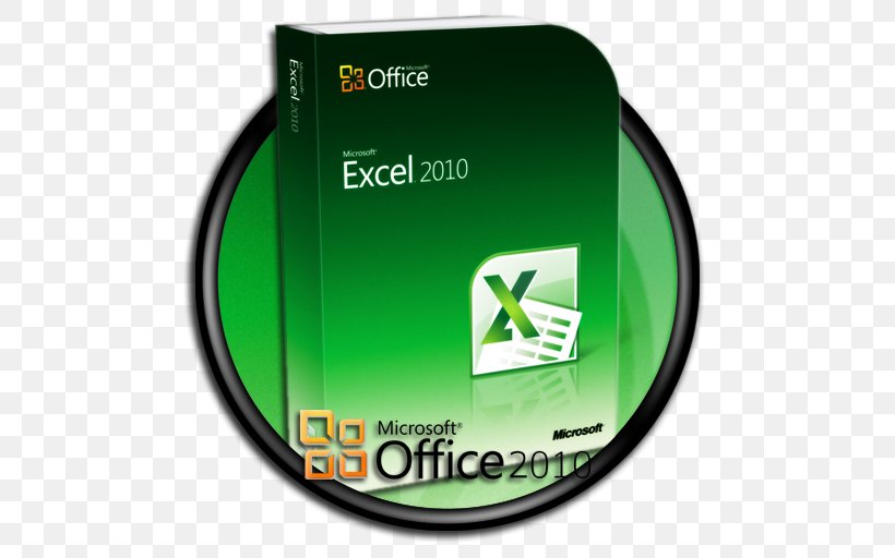 Microsoft Excel Microsoft Office 2010 Microsoft Office 2013, PNG, 512x512px, Microsoft Excel, Brand, Computer Software, Green, Microsoft Download Free
