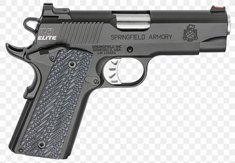 Springfield Armory Firearm Pistol .45 ACP Handgun, PNG, 5852x4047px, 45 Acp, 919mm Parabellum, Springfield Armory, Air Gun, Airsoft Download Free