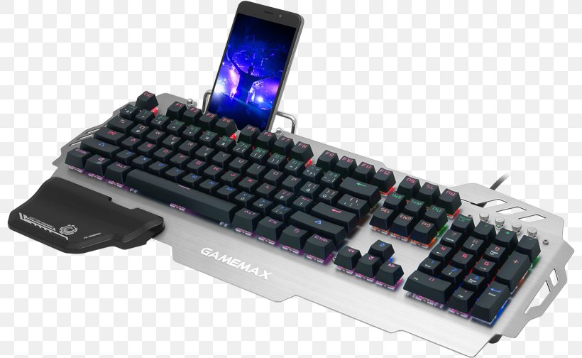 Computer Keyboard Computer Mouse Gaming Keypad Gamer, PNG, 800x504px, Computer Keyboard, Backlight, Cherry, Computer, Computer Component Download Free