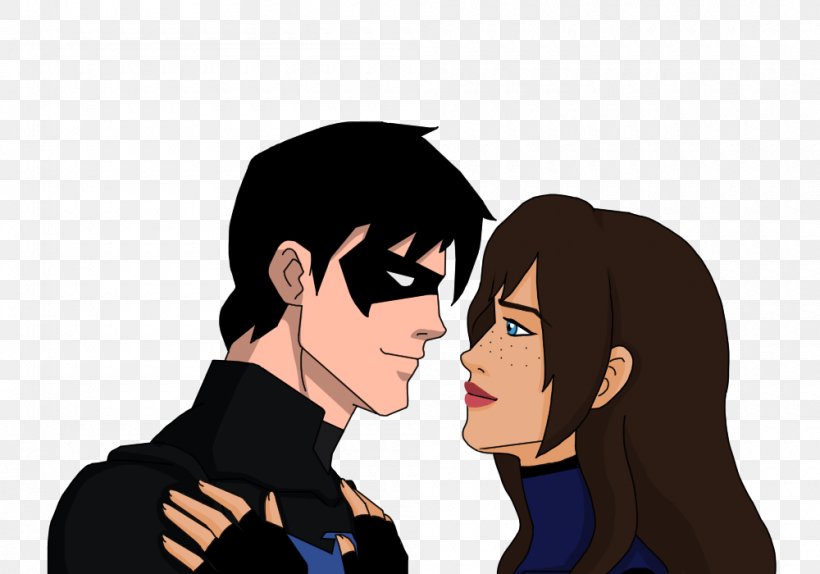 Nightwing Robin Poison Ivy Ra's Al Ghul Superboy, PNG, 1000x700px, Watercolor, Cartoon, Flower, Frame, Heart Download Free