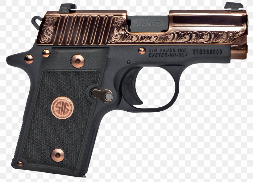 SIG Sauer P238 .380 ACP Automatic Colt Pistol, PNG, 2806x2020px, 45 Acp, 380 Acp, Sig Sauer P238, Air Gun, Ammunition Download Free