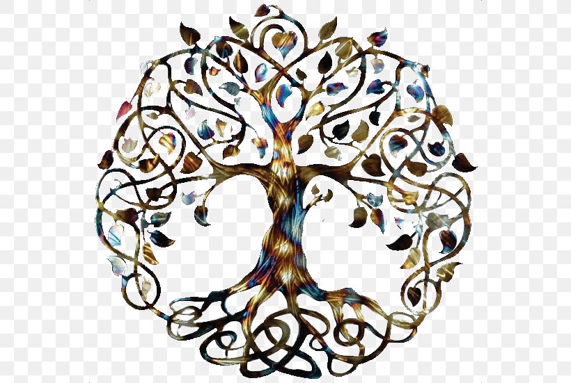 Colored Leaves Tree, PNG, 564x551px, Tree Of Life, Art, Branch, Celtic Sacred Trees, Decorative Arts Download Free