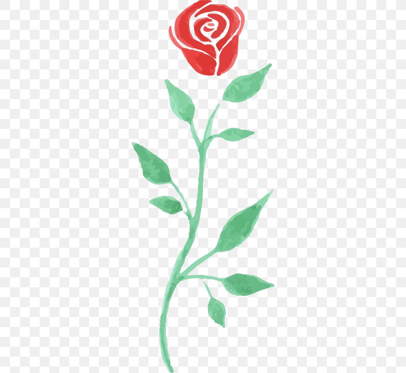 Flower Illustration, PNG, 500x753px, Flower, Color, Flora, Flowering Plant, Garden Roses Download Free