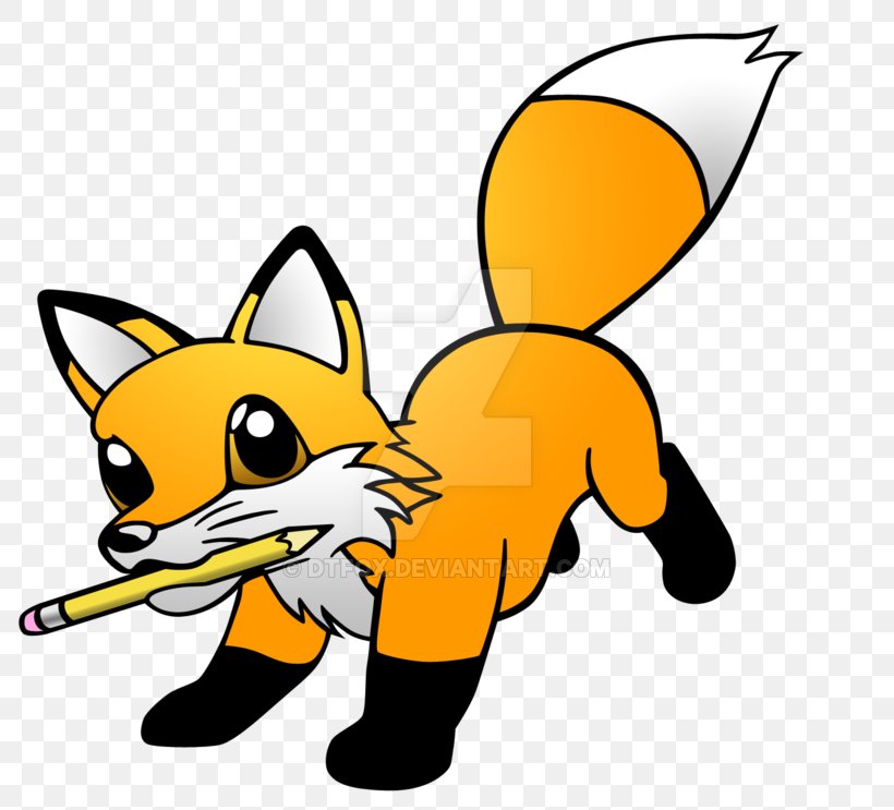 Red Fox Clip Art Yellow Cartoon Line, PNG, 800x743px, Red Fox, Animal Figure, Animation, Canidae, Carnivore Download Free