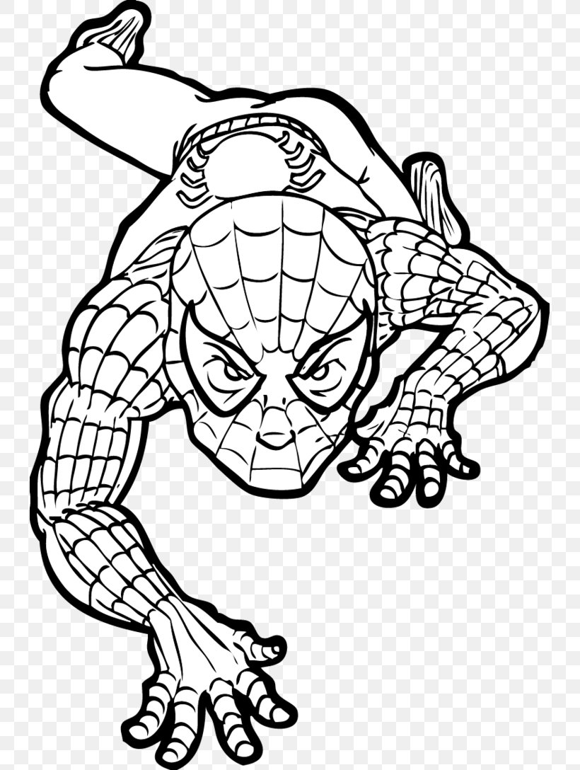 Spider-Man DeviantArt Visual Arts, PNG, 735x1088px, Watercolor, Cartoon, Flower, Frame, Heart Download Free