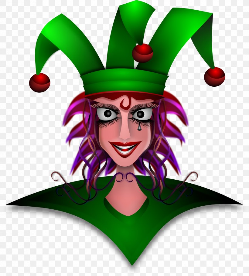 Jester Cap And Bells Woman Court Clip Art, PNG, 1727x1920px, Jester, Cap And Bells, Christmas Ornament, Clown, Court Download Free