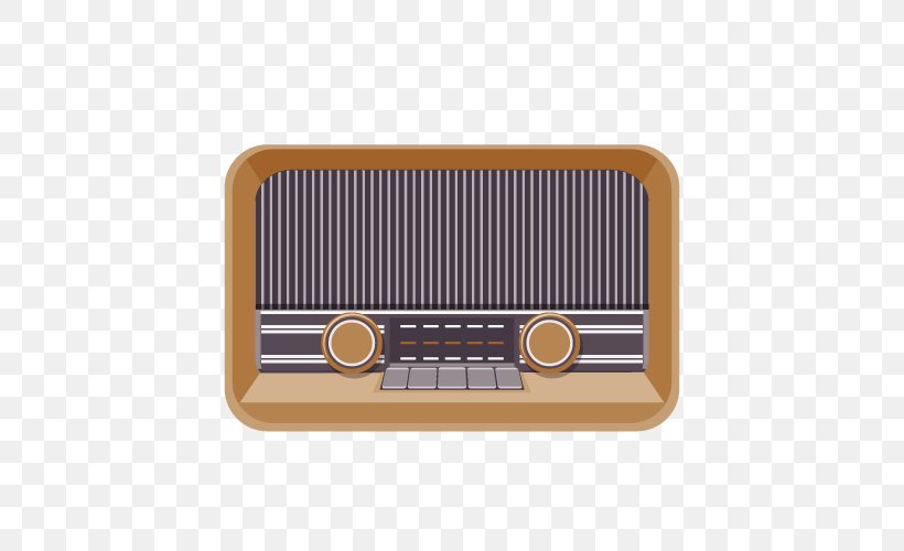 Radio Euclidean Vector, PNG, 500x500px, Radio, Communication Device, Electronic Device, Technology Download Free