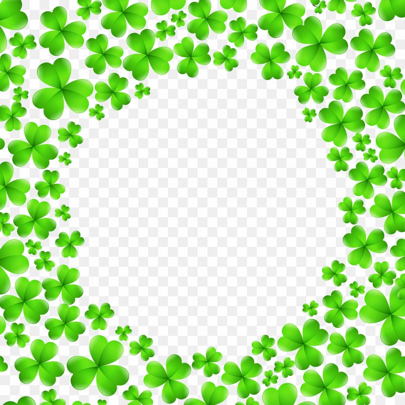 Saint Patrick's Day Shamrock Icon Clip Art, PNG, 4000x4000px, Ireland, Area, Can Stock Photo, Clover, Flowering Plant Download Free