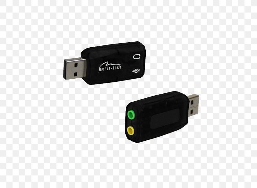 Sound Cards & Audio Adapters Media-Tech Virtu 5.1 USB, Is The Perfect 3D Surround Sound Card For Pcs And Lapt MT5101, PNG, 600x600px, 51 Surround Sound, 71 Surround Sound, Sound Cards Audio Adapters, Adapter, Audio Download Free