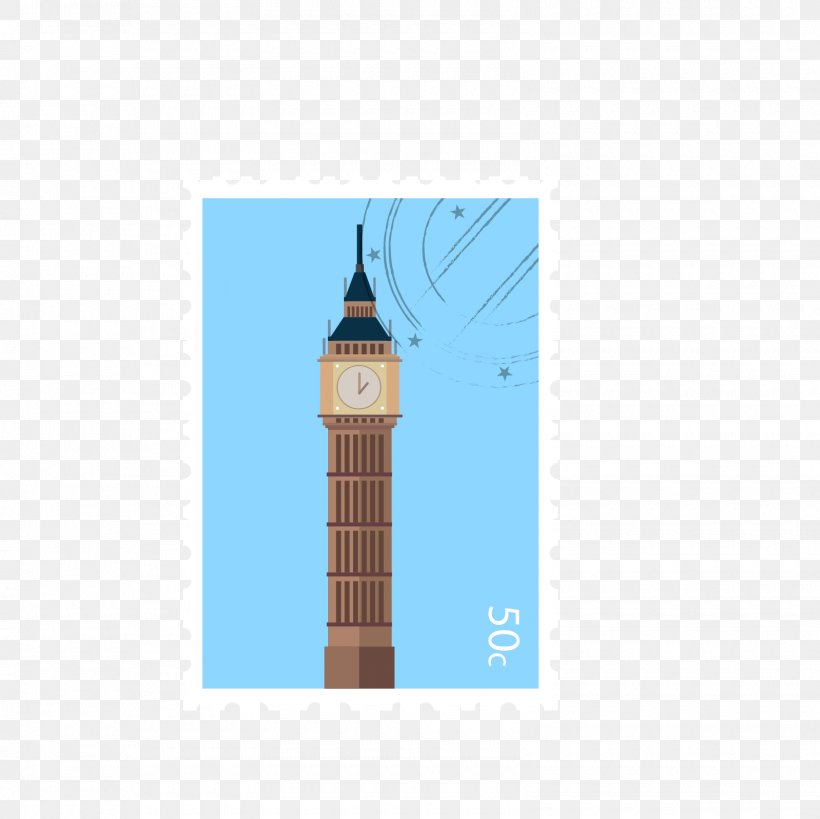 Big Ben Postage Stamp, PNG, 1600x1600px, Big Ben, Blue, Brand, London, Postage Stamp Download Free