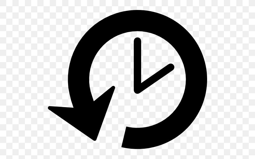 Area Black And White Symbol, PNG, 512x512px, Clock, Area, Black And White, Symbol Download Free