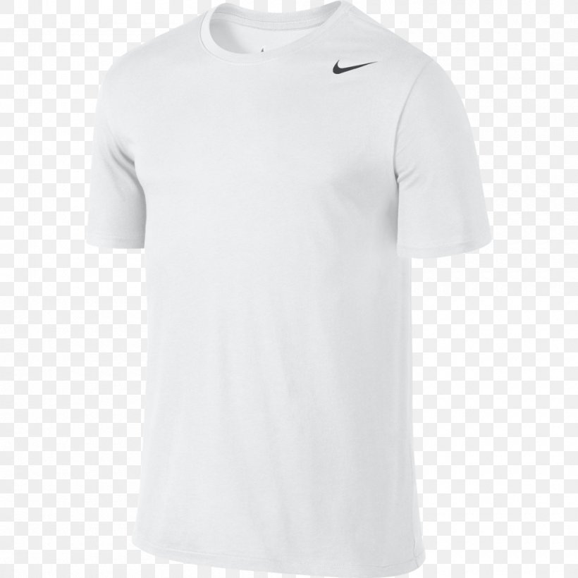 white dri fit shirt