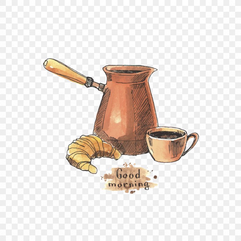 Coffee Euclidean Vector Illustration, PNG, 2362x2362px, Coffee, Bowl, Coffee Cup, Cup, Drawing Download Free