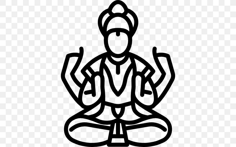 Ganesha Hinduism India, PNG, 512x512px, Ganesha, Artwork, Black And White, Brahma, Deity Download Free