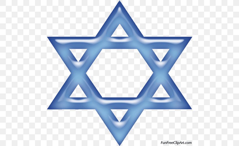 Star Of David Judaism Jewish Symbolism Clip Art, PNG, 500x500px, Star Of David, Blue, David, Electric Blue, Flag Of Israel Download Free