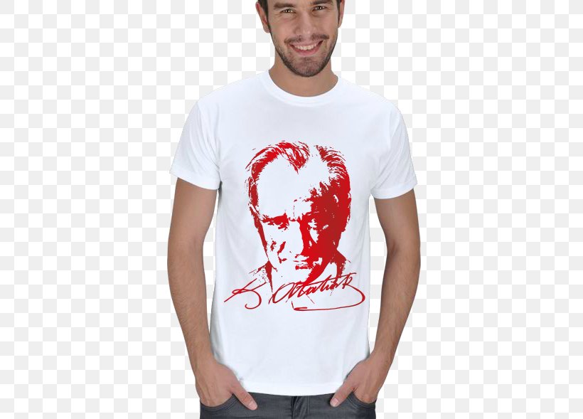 T-shirt Mustafa Kemal Atatürk Crew Neck Collar Clothing Accessories, PNG, 522x589px, Watercolor, Cartoon, Flower, Frame, Heart Download Free