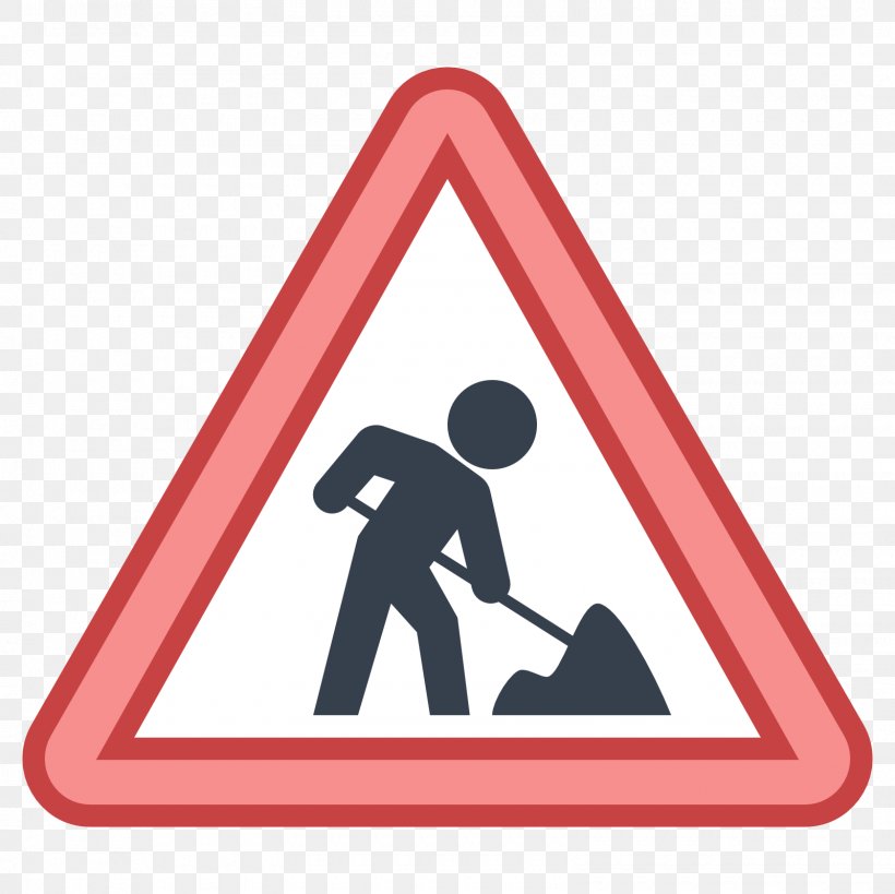Traffic Sign Men At Work Roadworks, PNG, 1600x1600px, Sign, Area, Art, Brand, Logo Download Free
