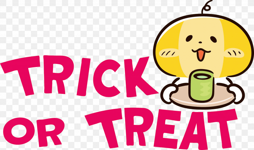 TRICK OR TREAT Halloween, PNG, 2999x1778px, Trick Or Treat, Behavior, Cartoon, Geometry, Halloween Download Free