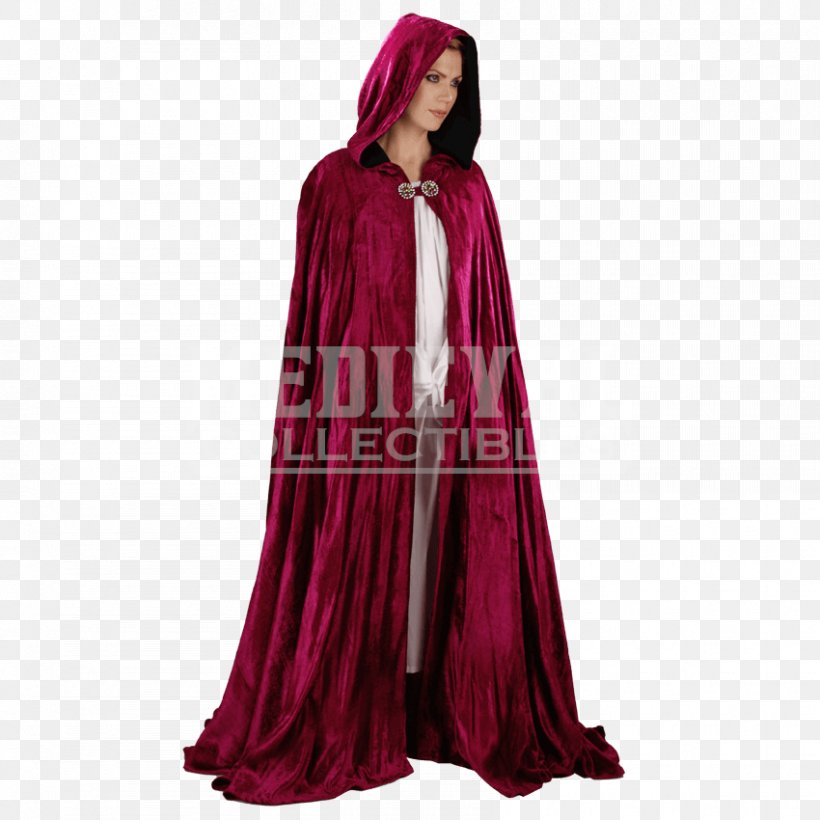 Cloak Robe Dress Outerwear Hood, PNG, 850x850px, Cloak, Cape, Costume, Cotton, Dress Download Free