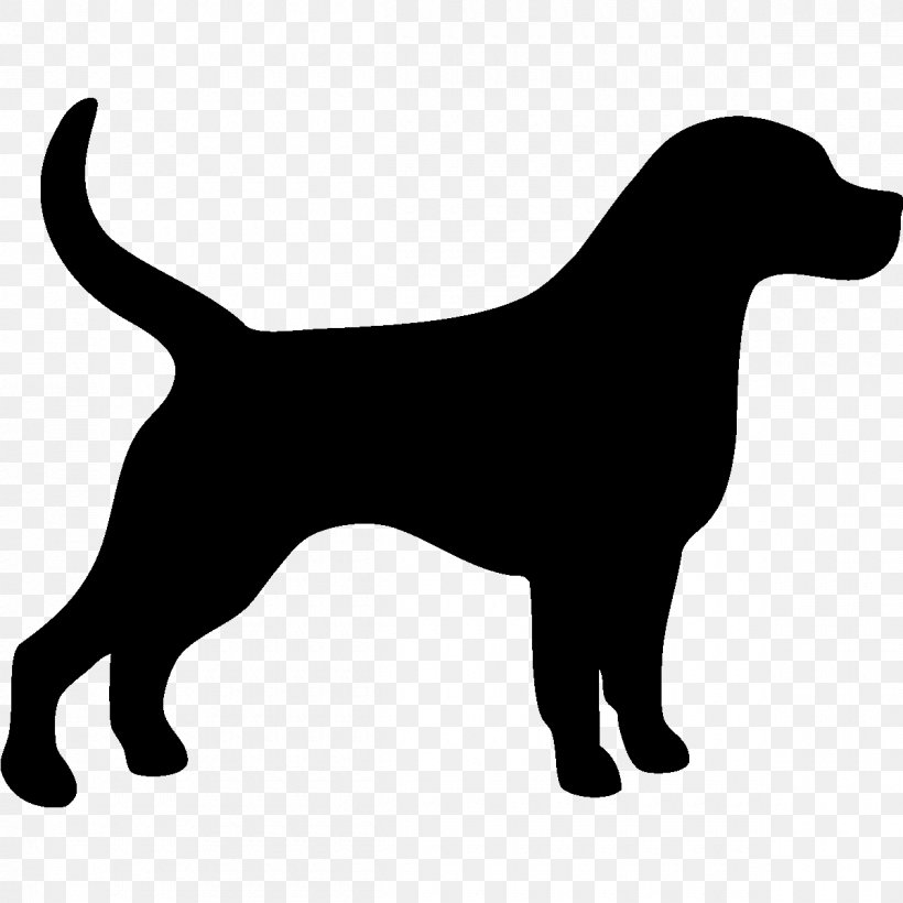 Dog Silhouette Sticker, PNG, 1200x1200px, Dog, Black, Black And White, Breed, Carnivoran Download Free