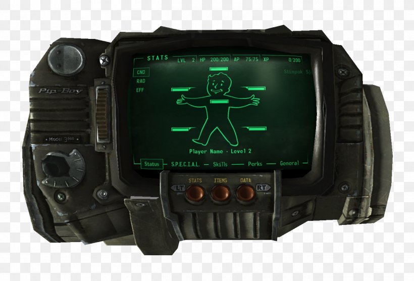 Fallout 3 Fallout Pip-Boy Fallout 4 Fallout: New Vegas Wikia, PNG, 1352x917px, Fallout 3, Bethesda Softworks, Electronics, Fallout, Fallout 4 Download Free