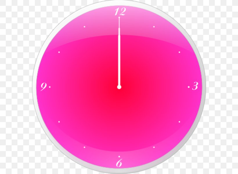 Product Design Clock Pink M, PNG, 600x599px, Clock, Magenta, Pink, Pink M, Red Download Free