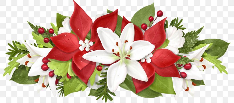 Scrapbooking Christmas Day Clip Art Image, PNG, 800x361px, Scrapbooking, Bouquet, Christmas Day, Christmas Eve, Cut Flowers Download Free