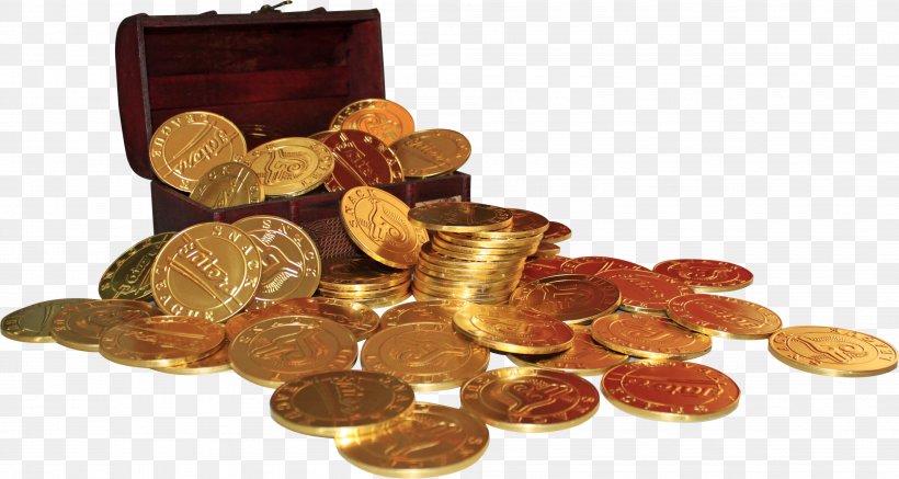 Coin Gold Treasure, PNG, 3817x2036px, Coin, Currency, Gold, Metal, Money Download Free
