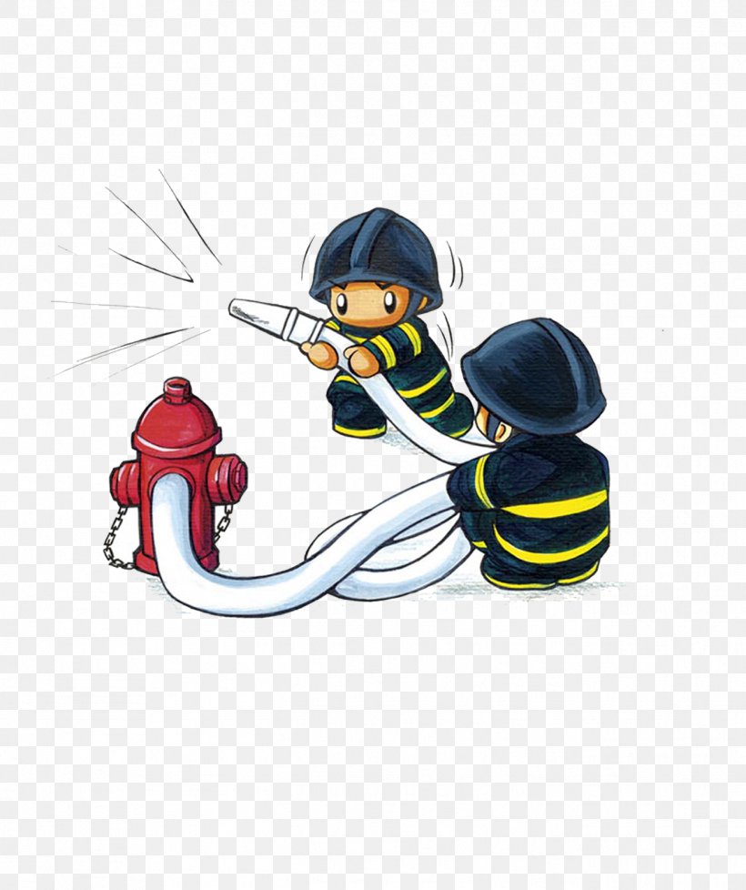 Firefighter Firefighting Cartoon Police Officer, PNG, 1318x1573px, Firefighter, Art, Cartoon, Fire, Fire Drill Download Free