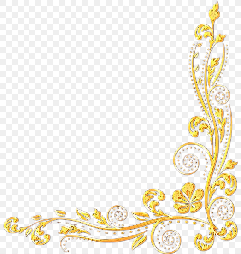 Floral Design, PNG, 800x861px, Yellow, Floral Design, Ornament Download Free