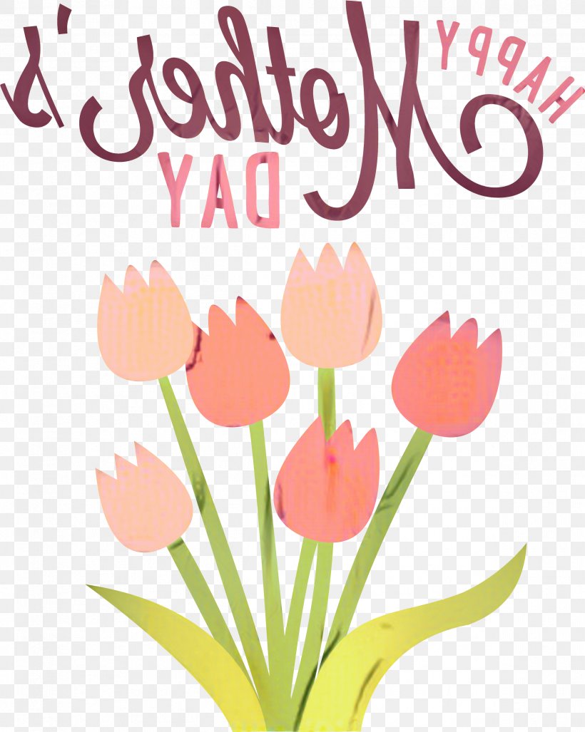 Floral Design Tulip Cut Flowers Illustration Greeting & Note Cards, PNG, 2393x3000px, Floral Design, Botany, Cut Flowers, Flower, Flowering Plant Download Free