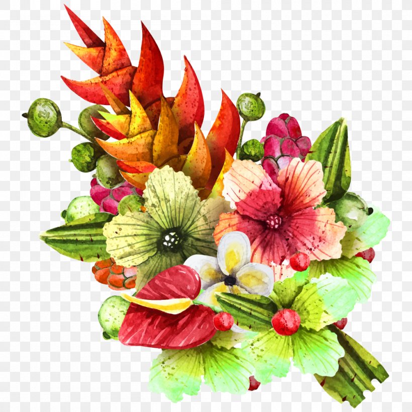 Flower Bouquet, PNG, 1000x1000px, Flower, Chrysanths, Coreldraw, Cut Flowers, Designer Download Free