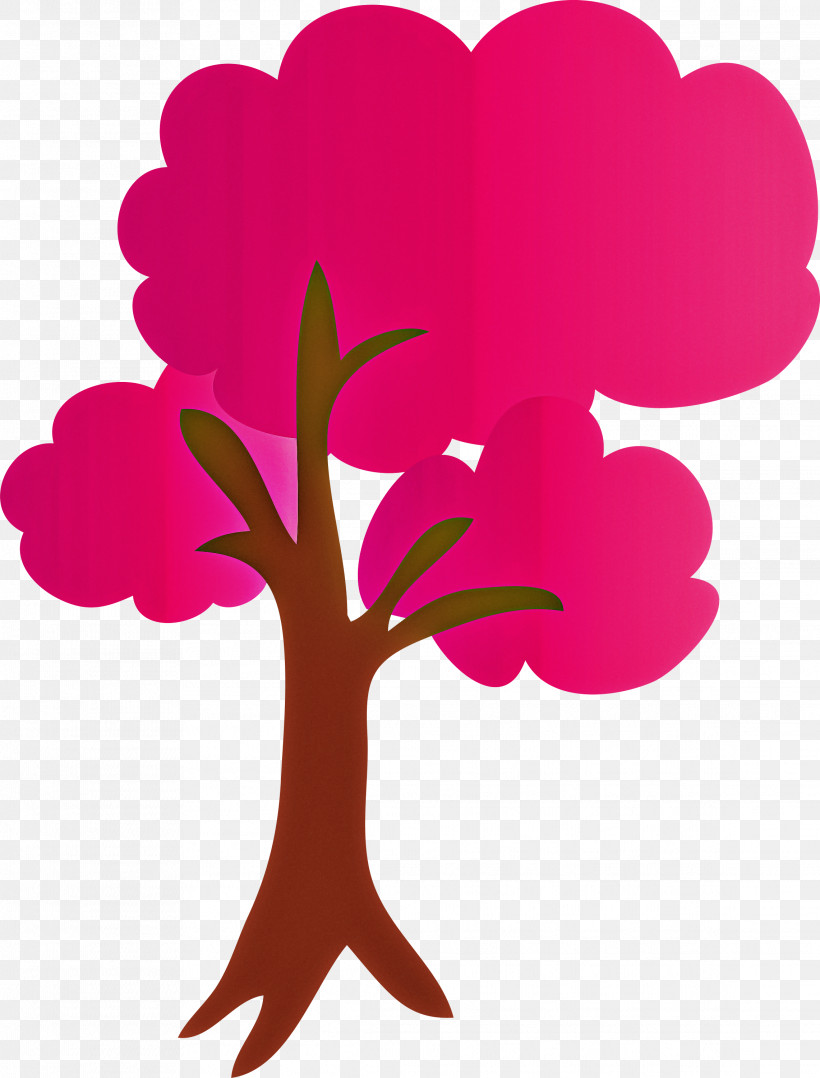 Heart Pink Leaf Tree Plant, PNG, 2282x3000px, Heart, Branch, Flower, Leaf, Love Download Free