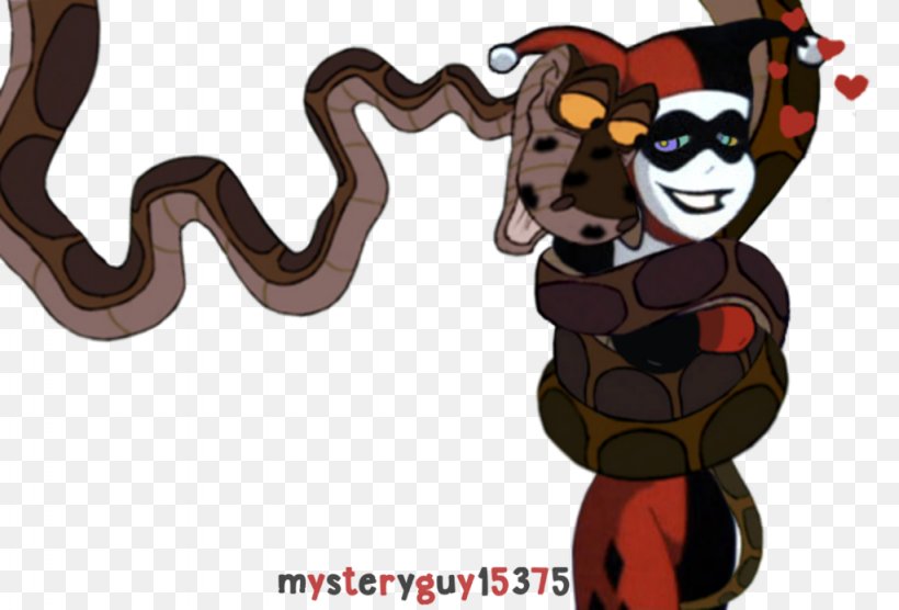 Kaa The Jungle Book Harley Quinn Catwoman Character, PNG, 1024x695px, Kaa, Cartoon, Catwoman, Character, Deviantart Download Free