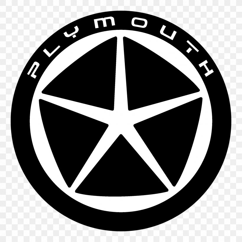 Plymouth Fury Car Chrysler Dodge, PNG, 2400x2400px, Plymouth, Area, Automotive Industry, Black And White, Brand Download Free