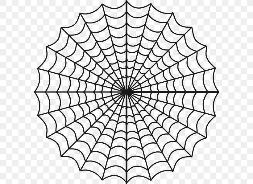 Spider-Man Spider Web Clip Art, PNG, 600x597px, Spiderman, Area, Black And White, Cartoon, Drawing Download Free