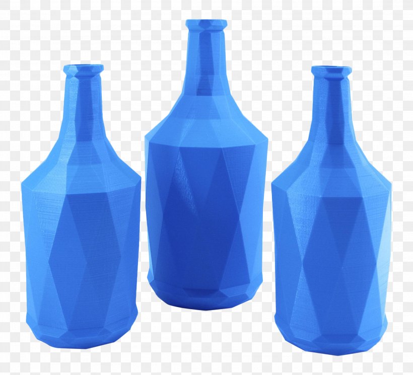 Vase Plastic Bottle Glass 3D Printing, PNG, 2196x1997px, 3d Printing, Vase, Bottle, Cobalt Blue, Cylinder Download Free