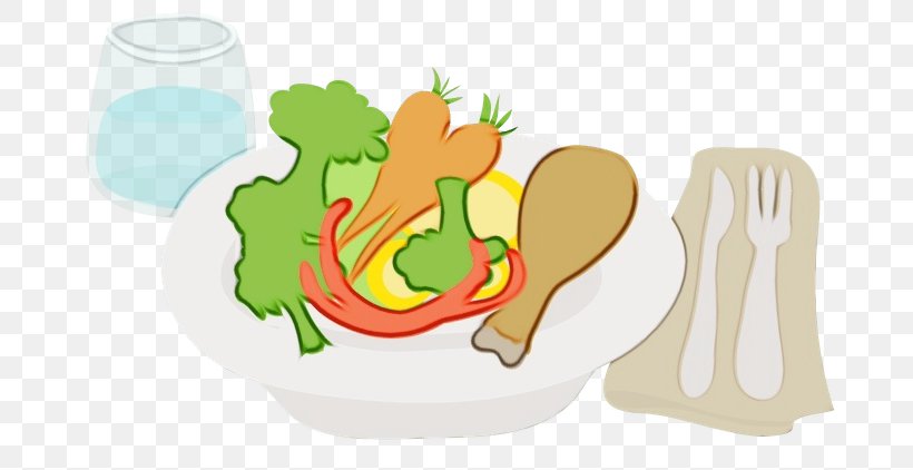 Cartoon Vegetable Food Side Dish Leaf Vegetable, PNG, 750x422px, Watercolor, Cartoon, Food, Leaf Vegetable, Paint Download Free