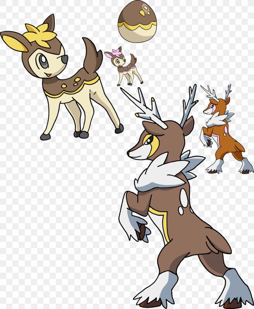 Deerling Pikachu Sawsbuck Evolution Pokémon, PNG, 1024x1246px, Deerling, Art, Carnivoran, Cartoon, Celebi Download Free