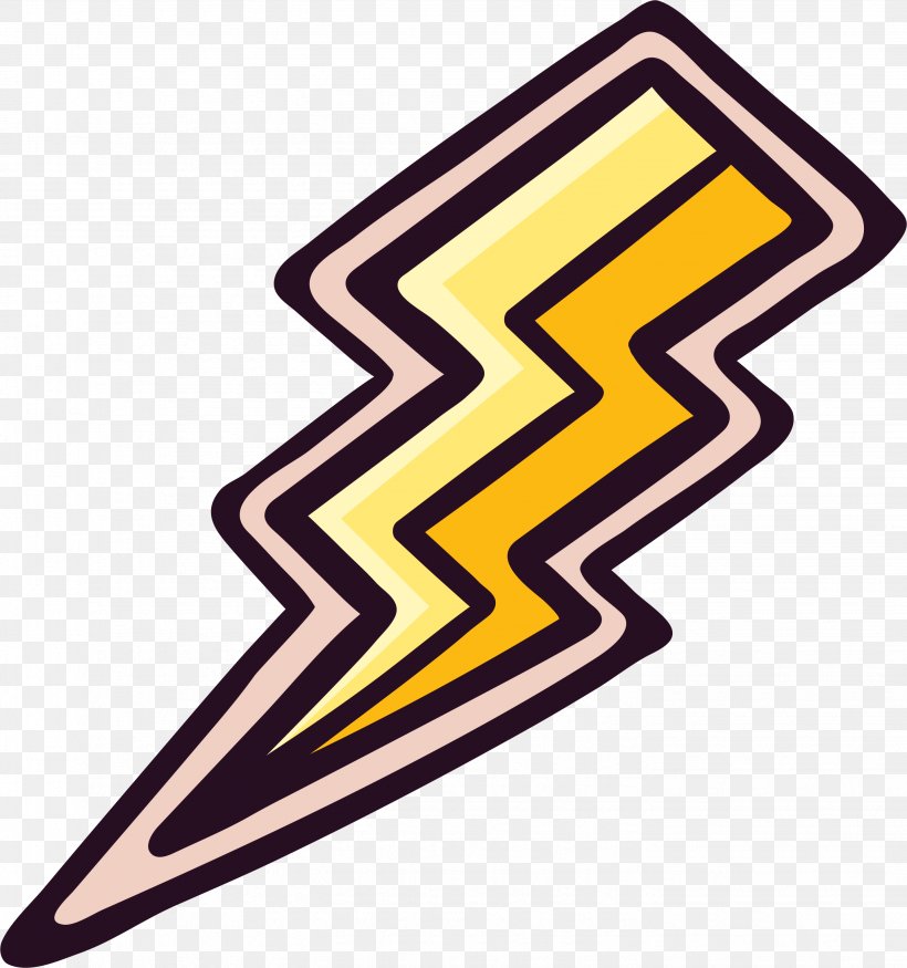 Lightning Thunder Sticker Icon, PNG, 2859x3051px, Watercolor, Cartoon, Flower, Frame, Heart Download Free