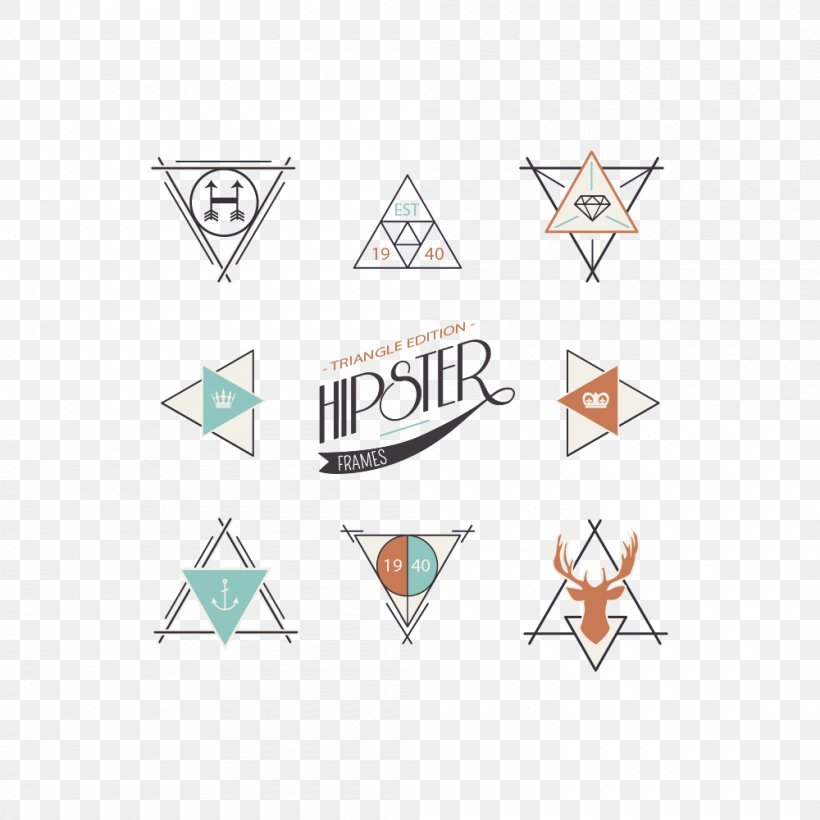 Logo Hipster, PNG, 1000x1000px, Logo, Advertising, Badge, Brand, Diagram Download Free