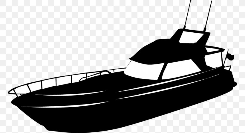 Yacht Ship Motor Boats Vector Graphics, PNG, 768x444px, Yacht, Black And White, Boat, Boating, Cargo Download Free