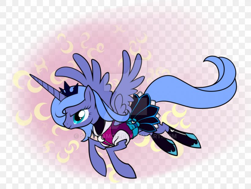 Princess Luna Pony Princess Celestia Twilight Sparkle Rarity, PNG, 900x679px, Watercolor, Cartoon, Flower, Frame, Heart Download Free