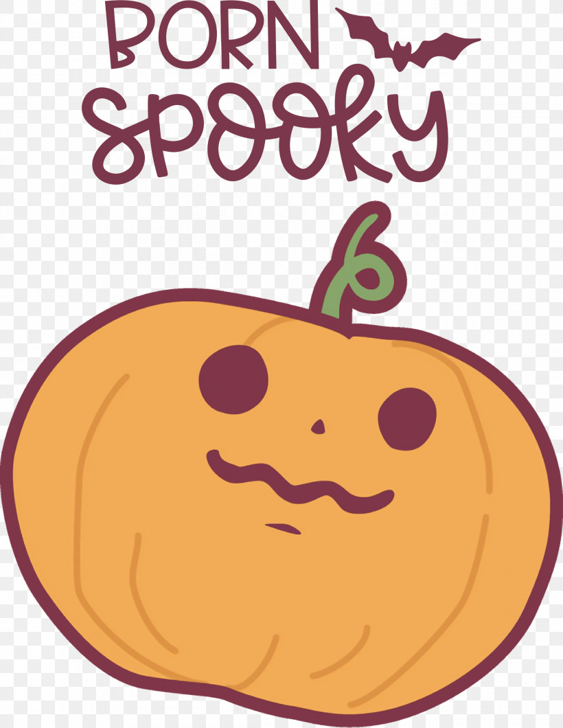 Spooky Pumpkin Halloween, PNG, 2320x3000px, Spooky, Cartoon, Fruit, Halloween, Happiness Download Free