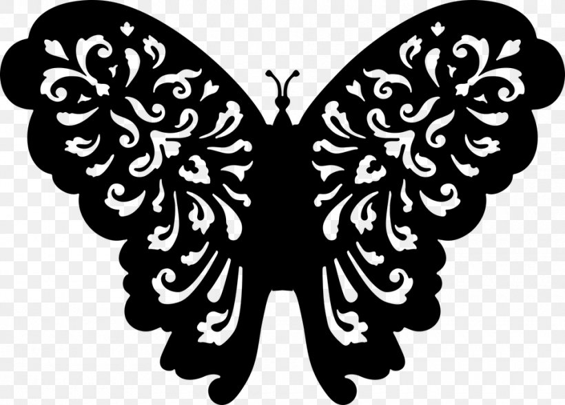 Butterfly Silhouette, PNG, 960x690px, Butterfly, Blackandwhite, Brushfooted Butterflies, Cabbage White, Insect Download Free