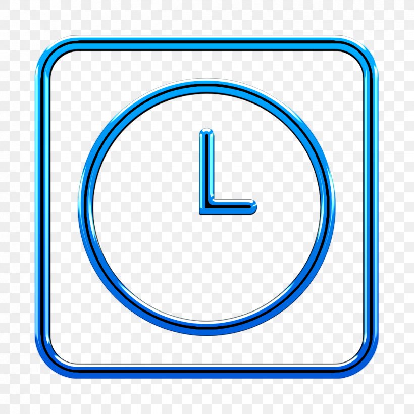 Clock Icon Streamline Icon Time Icon, PNG, 1234x1234px, Clock Icon, Electric Blue, Rectangle, Streamline Icon, Time Icon Download Free