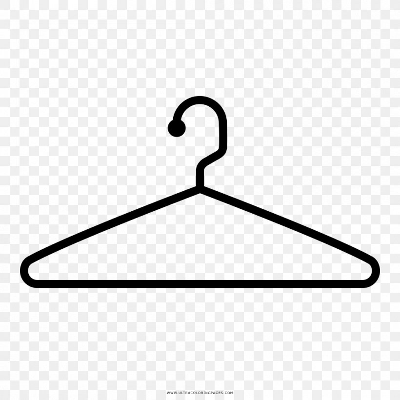 Clothes Hanger Clothing Clothes Line T-shirt Closet, PNG, 1000x1000px, Clothes Hanger, Area, Black And White, Closet, Clothes Horse Download Free