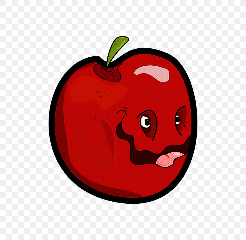 Red Bell Pepper Fruit Cartoon Capsicum, PNG, 800x800px, Red, Apple, Bell Pepper, Capsicum, Cartoon Download Free